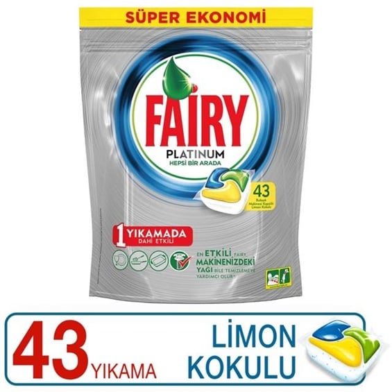 Fairy Platinum Bulaşık Deterjanı 43'lü