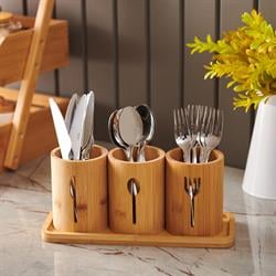 Mien 3 lü Bambu Kaşıklık Seti