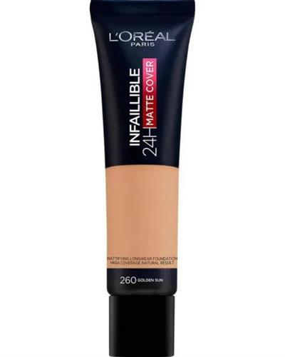 L'Oreal Paris L'oréal Paris Infaillible 24h Matte Cover Yüksek Kapatıcı Fondöten - 260 Golden Sun