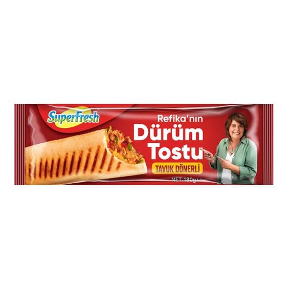 Superfresh Tavuk Dönerli Dürüm Tost 180 gr