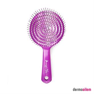 Nascita Promax Üç Boyutlu Oval Saç Fırçası 18 Mor