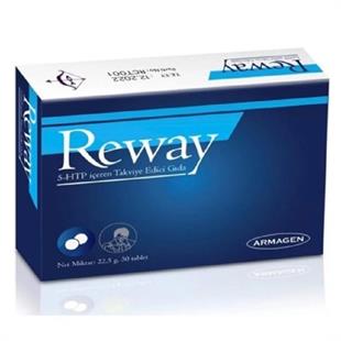 Reway 5-HTP İçeren Takviye Edici Gıda 750 mg 30 Tablet