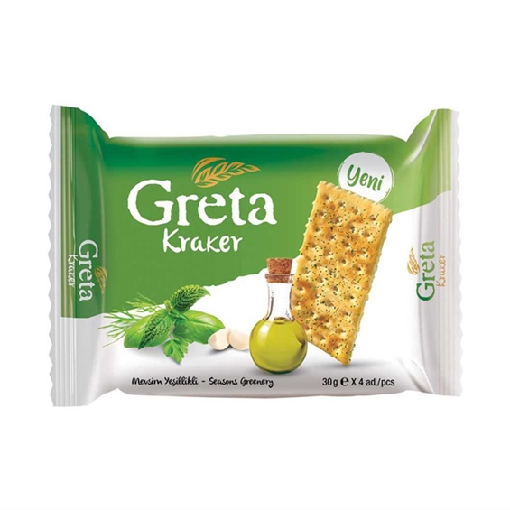 Greta Mevsim Yeşillikli 30 gr 4'lü