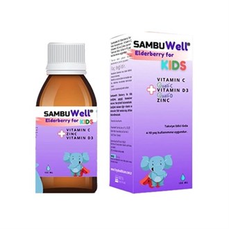 SambuWell Elderberry For Kids 125ml Şurup