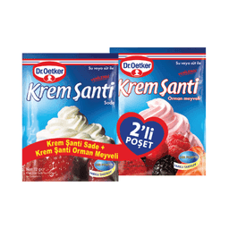 Dr. Oetker Sade/Orman Meyveli Krem Şanti 2x72 G