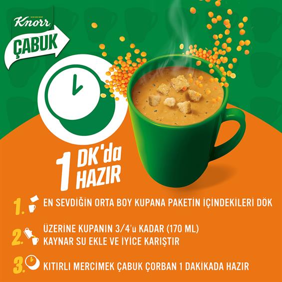 Knorr Çabuk Çorba Mercimek 22 gr