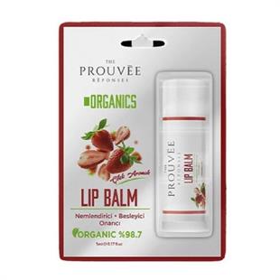 The Prouvée Réponses Organik Dudak Lip Balm Çilek Aromalı 5 ml