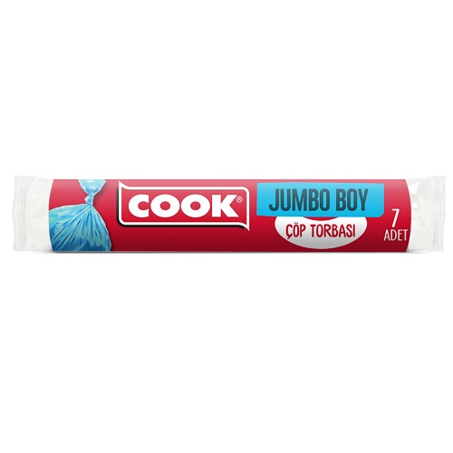 Cook Çöp Torbası Jumbo 80 x 180 cm 7'li