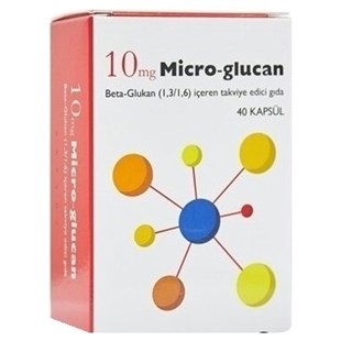 İmuneks Micro-Glucan 10 mg 40 Kapsül
