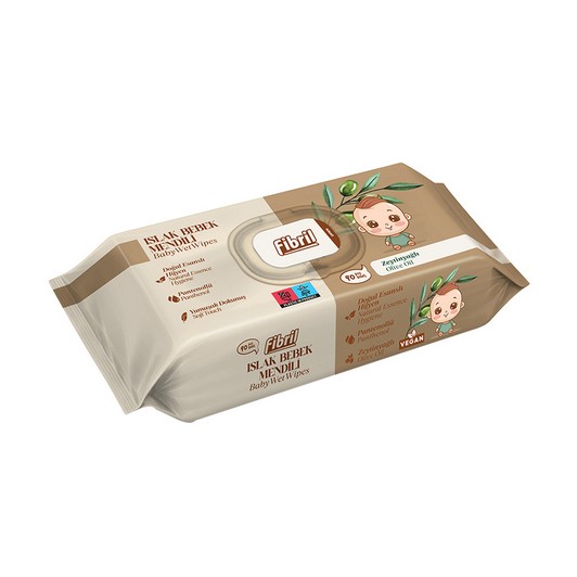 Fibril Bebek Islak Havlu 90'lı Zeytinyağlı 