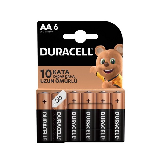 Duracell AA Kalem 6 lı
