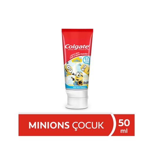 Colgate Minions Çürüklere Karşı Etkili Çocuk Diş Macunu 50 ml