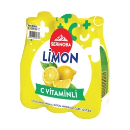Serinoba C Vitaminli Limon Aromalı Maden Suyu 6x200 ml