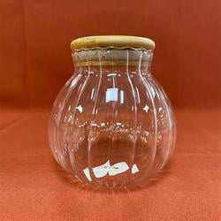 Krd Cam Kavanoz Bambu Kapaklı Küçük