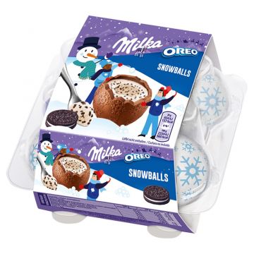 Milka Oreo Snow Balls 4 x 28 gr