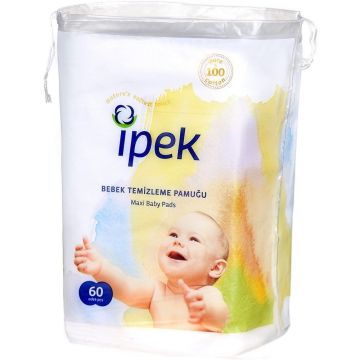 İpek Bebek Temizleme Pamuk 60'Lı