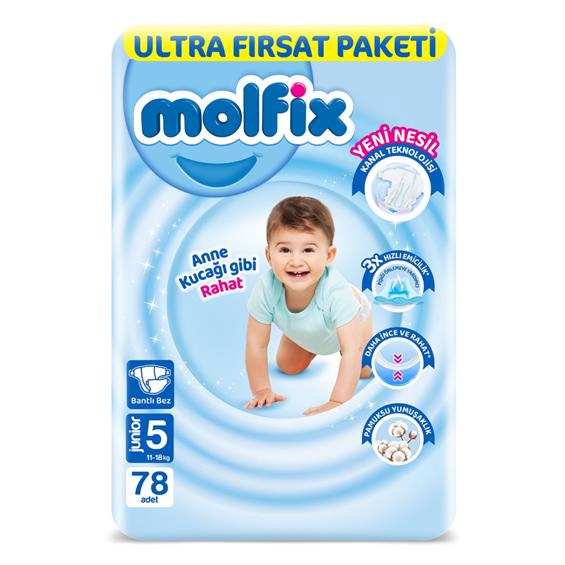 Molfix Ultra Fırsat Paketi Junior 78'li