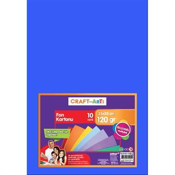 Umur Craft And Arts Fon Kartonu 10 renk 25x35 2702 Poşet