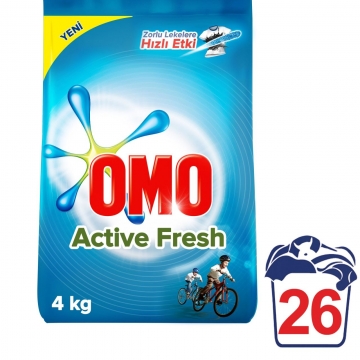 OMOMATIK 4 kg ACTIVE FRESH