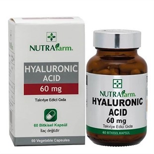 Nutrafarm Hyaluronik Asit 60 mg 60 Kapsül