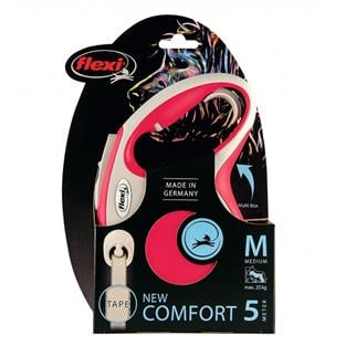 Flexi New Comfort Medium Otomatik Tasma Kırmızı