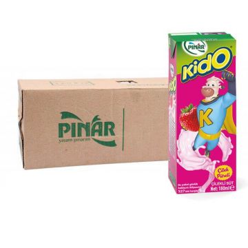 Pınar Kido Çilekli Süt 180 Ml x 27 Adet