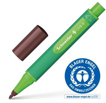 Schneider Link-It Keçe Uçlu Kalem 1.0 mm Koyu Kahverengi