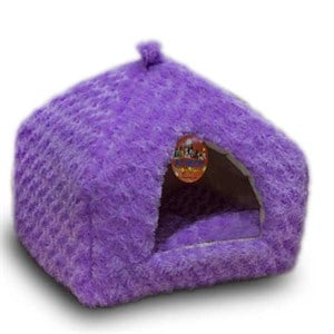 Pet Pretty Peluş Piramit Kedi Köpek Yatağı Lila 45x45 Cm
