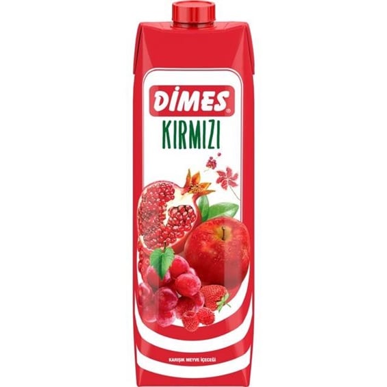 Dimes Meyve Suyu Kırmızı Meyveler 1 lt