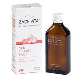 Zade Vital Yer Fıstığı Yağı - Sıvı Cam Şişe 200 ml
