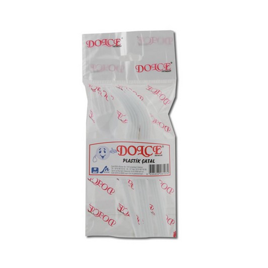 Dolce Plastik Çatal 10'lu