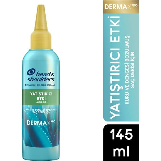 Head & Shoulders Dermaxpro Yatıştırıcı Etki, Aloe İçeren Kepek Karşıtı Saç Derisi Balsamı 145 ml