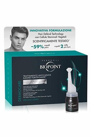 Biopoint Dermo Antıloss Treat Men Dökülme Karşıtı Serum 12X6 Ml Erkeklere Özel