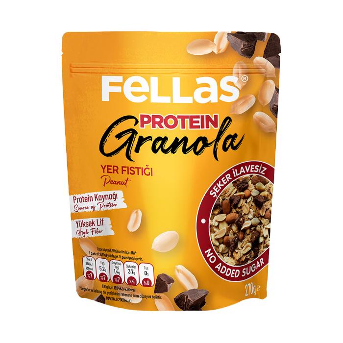 Fellas Protein Granola Yer Fıstığı 270 gr
