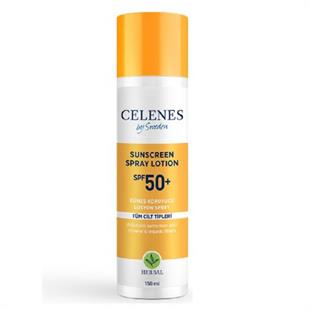 Celenes By Sweden Herbal Güneş Koruyucu Losyon Sprey Tüm Cilt Tipleri SPF50 150 ml