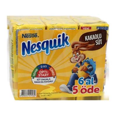 NESQUIK SÜT 180ml*6 AL 5 ÖDE