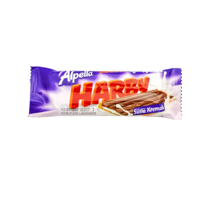 ALPELLA HARBY ÇİKO.SÜT.KREM.BİSKÜVİ 25 G