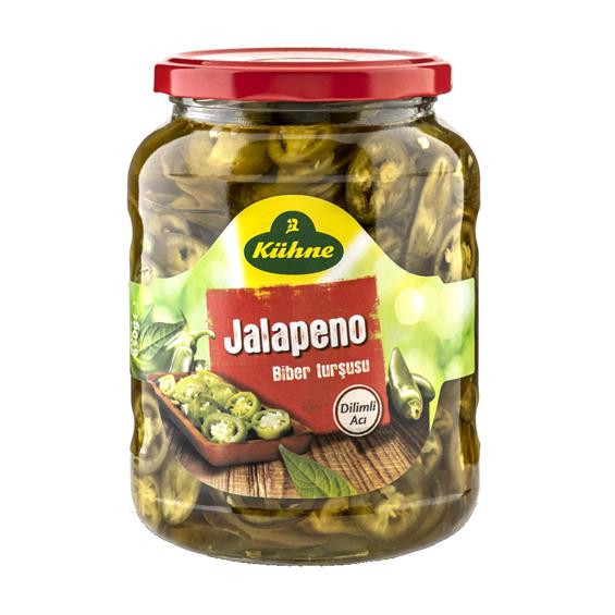 Kuhne Jalapeno Biber Turşusu Dilimli 650 gr