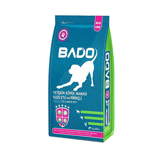 Bado Kuzu Etli Pirinçli Yetişkin Köpek Maması 2,5 Kg