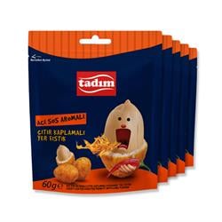 Tadım Acı Soslu Çıtır Kaplamalı Yer Fıstığı 60 gr