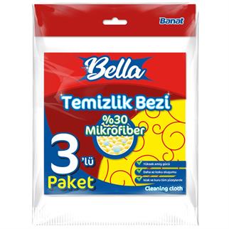 BANAT TEMİZLİK BEZİ %30 MİKROFİBERLİ 3LÜ
