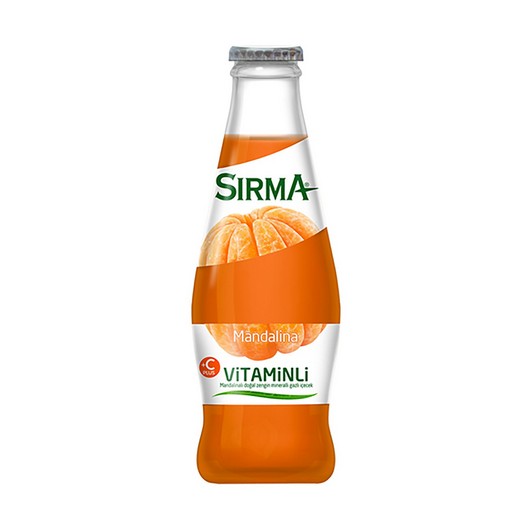 SIRMA MADEN SUYU MANDALİNA VİTAMİNLİ CAM 200 ML