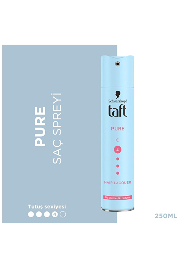 Taft Saç Spreyi 250 ml No 4 Pure
