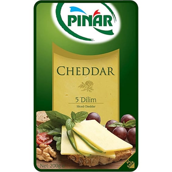 Pınar Dilimli Cheddar 200 gr