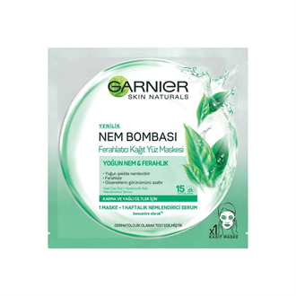Garnier Nem Bombası Ferahlatıcı Kağıt Maske 32 gr