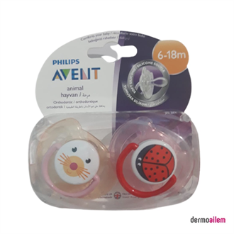 Avent Yalancı Emzik Truman Serisi 2 Li Bebek (6-18 Ay) Kız