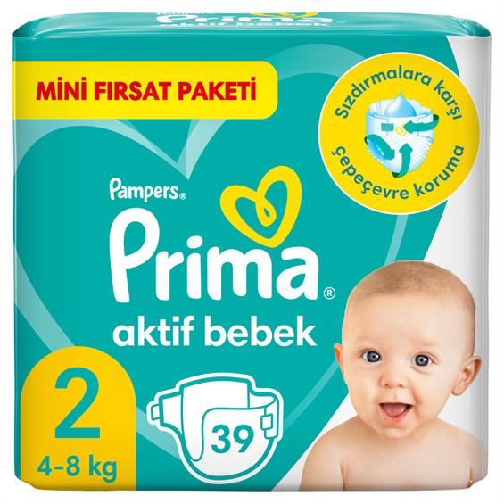 Prima Aktif Bebek No 2 Mini 39 Adet (4-8 kg)