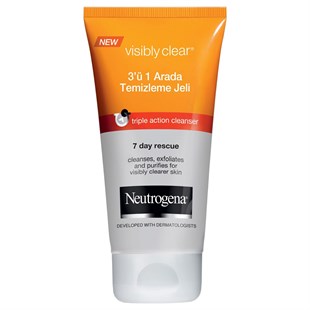 Neutrogena Visible Clear Temizleme Jeli 3&1