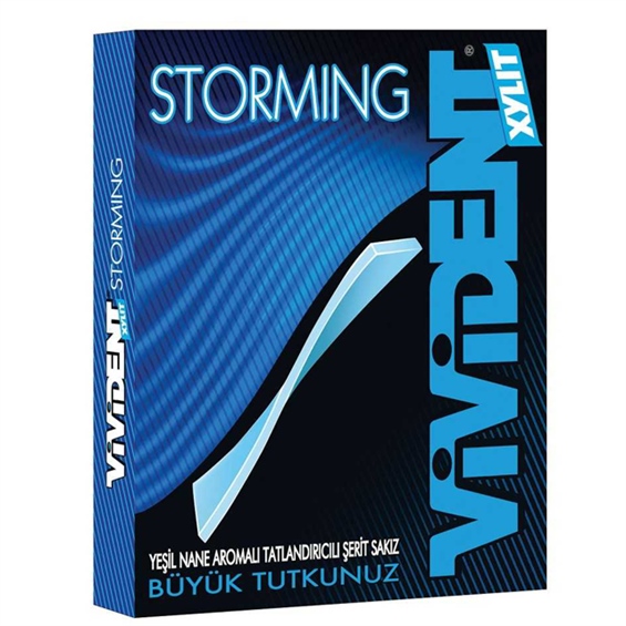 Vivident Storming Sakız Nane Aromalı Sakız  33 gr