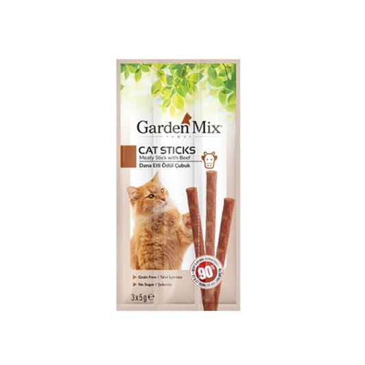Garden Mix Dana Etli Stick Kedi Ödülü 3x5 gr